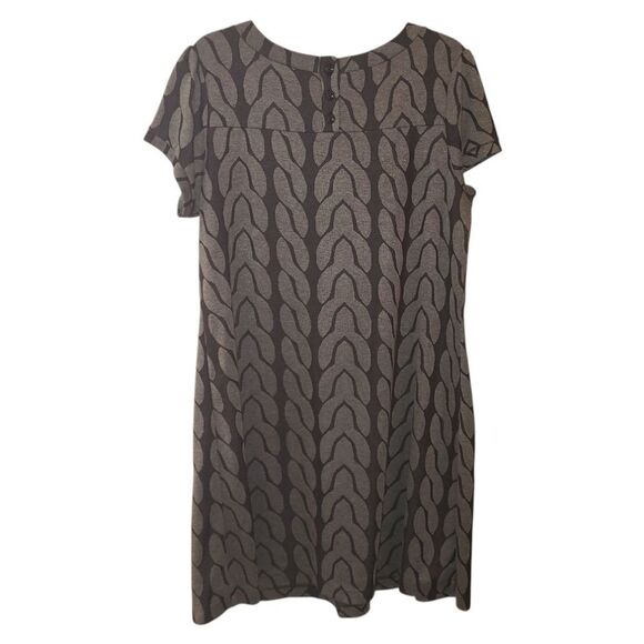 Enfocus Knit Stretch Plus Pullover Brown Dress - Picture 2 of 8